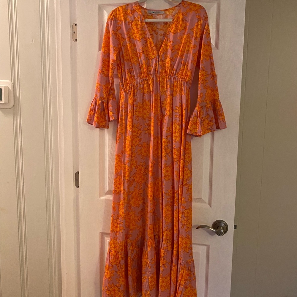 Bindu maxi dress never worn not lined